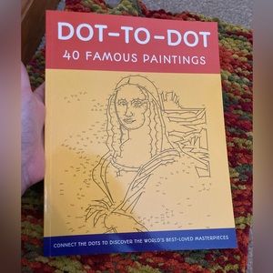 40 Famous Paintings Dot to Dot Craft Book Relaxation